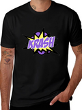 Krash Graphic Tee - Black Cotton Blend