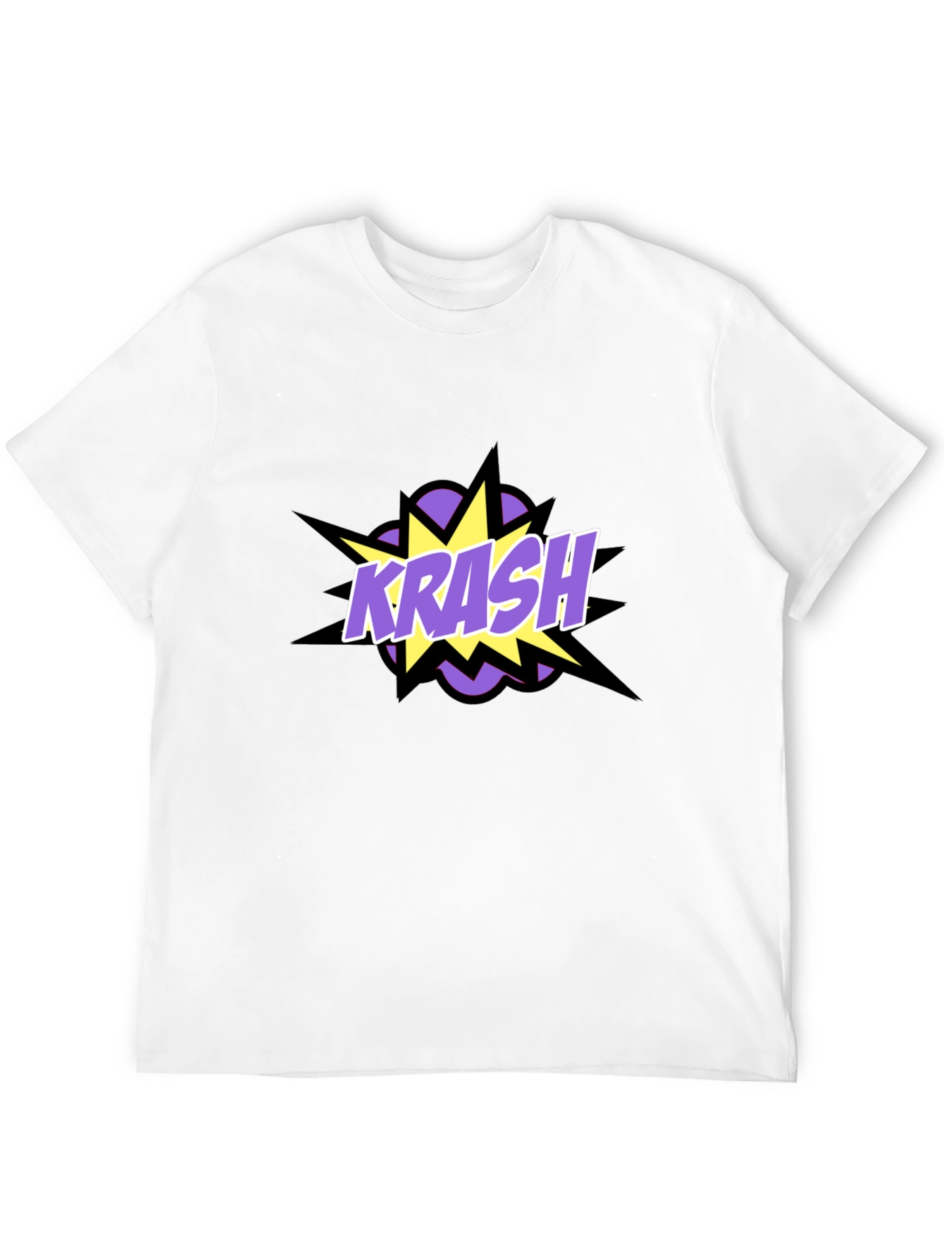 Krash Graphic Tee - Black Cotton Blend