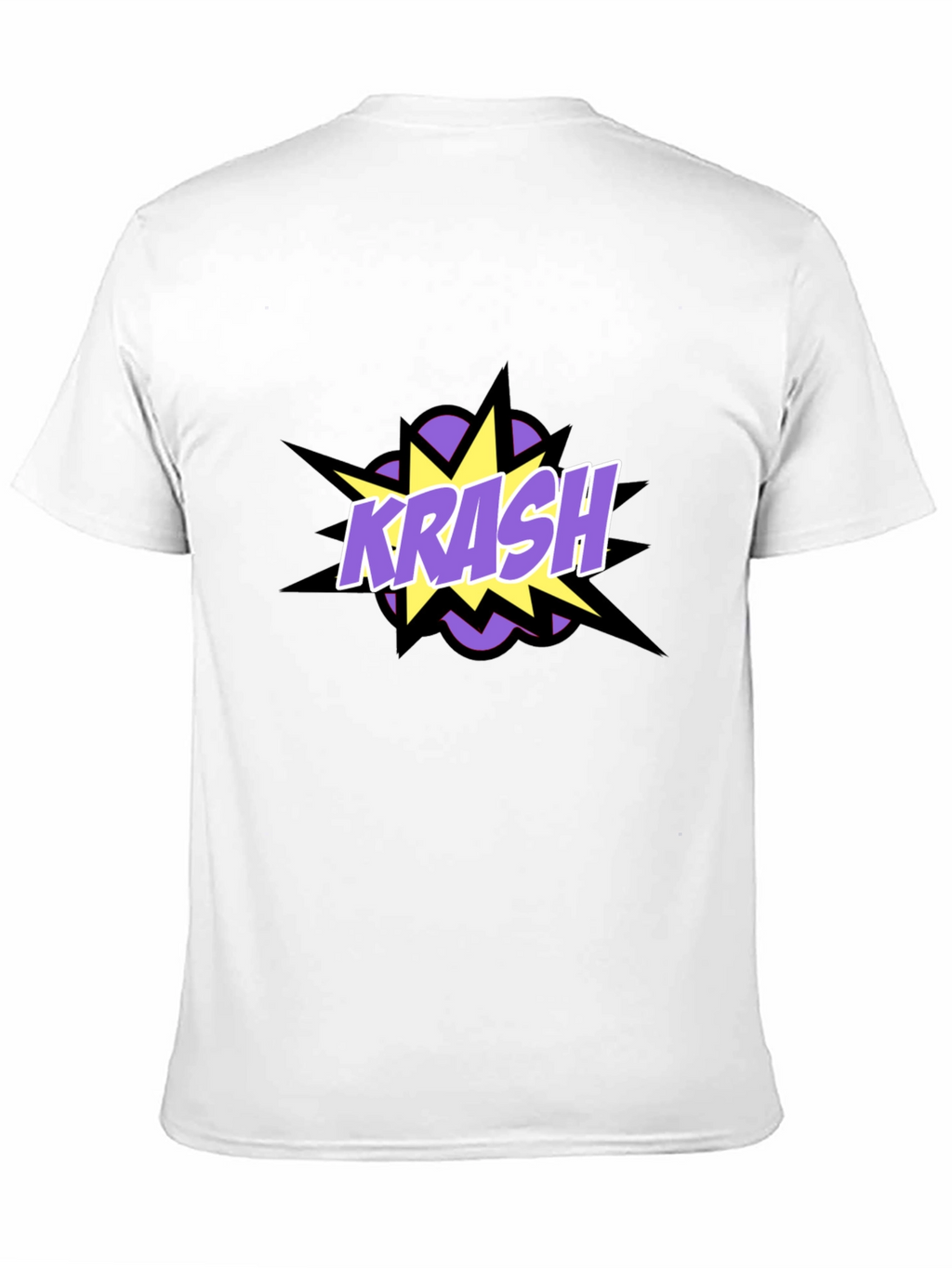 Krash Graphic Tee - Black Cotton Blend