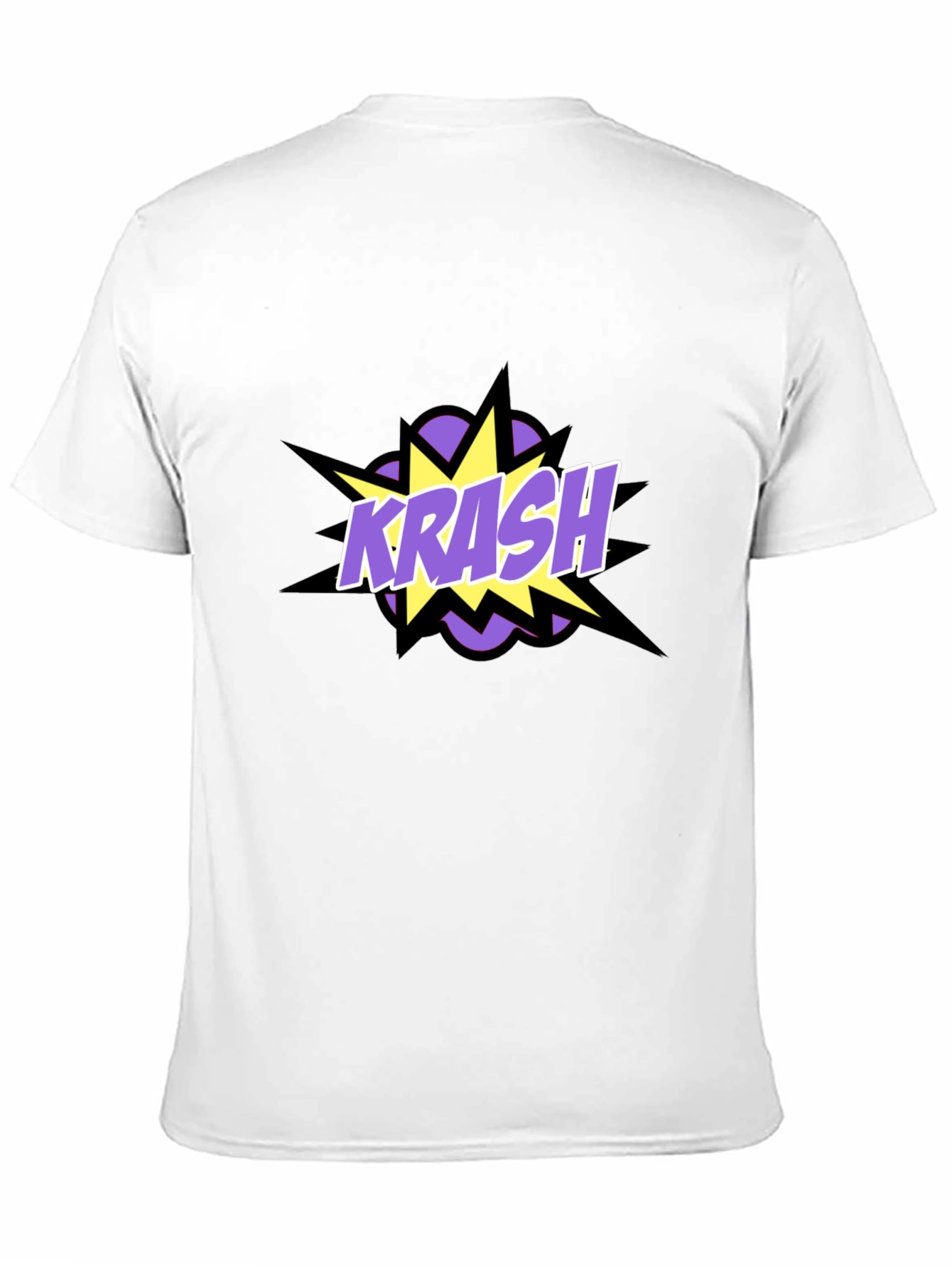 Krash Graphic Tee - Black Cotton Blend