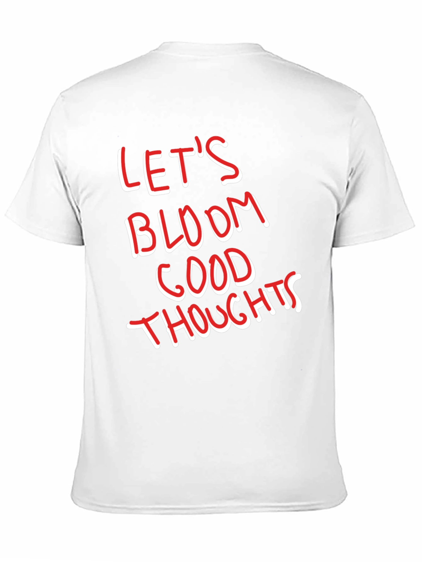 Lets Bloom Good Thoughts Graphic Tee - Black
