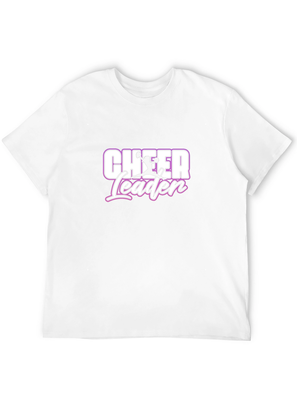 Cheerleader Graphic Tee - Black