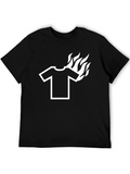 Burning Tee Graphic T-Shirt - Cool Design
