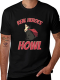 Real Heroes Howl Graphic T-Shirt
