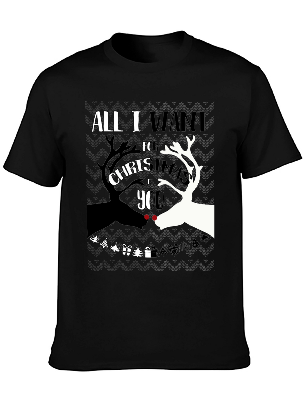 Christmas Reindeer Graphic T-Shirt