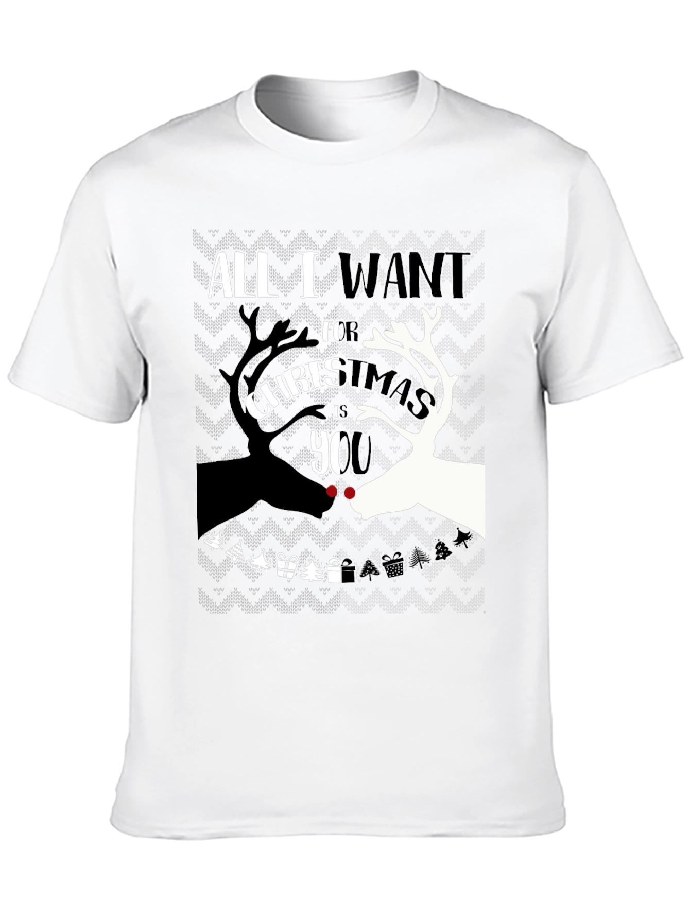 Christmas Reindeer Graphic T-Shirt
