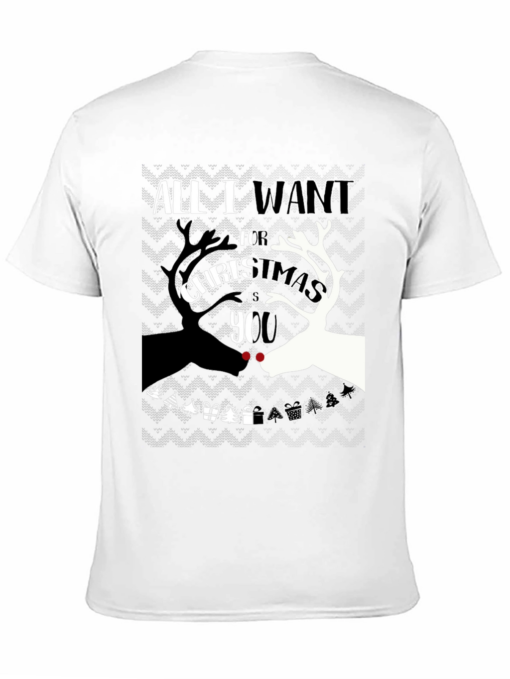 Christmas Reindeer Graphic T-Shirt