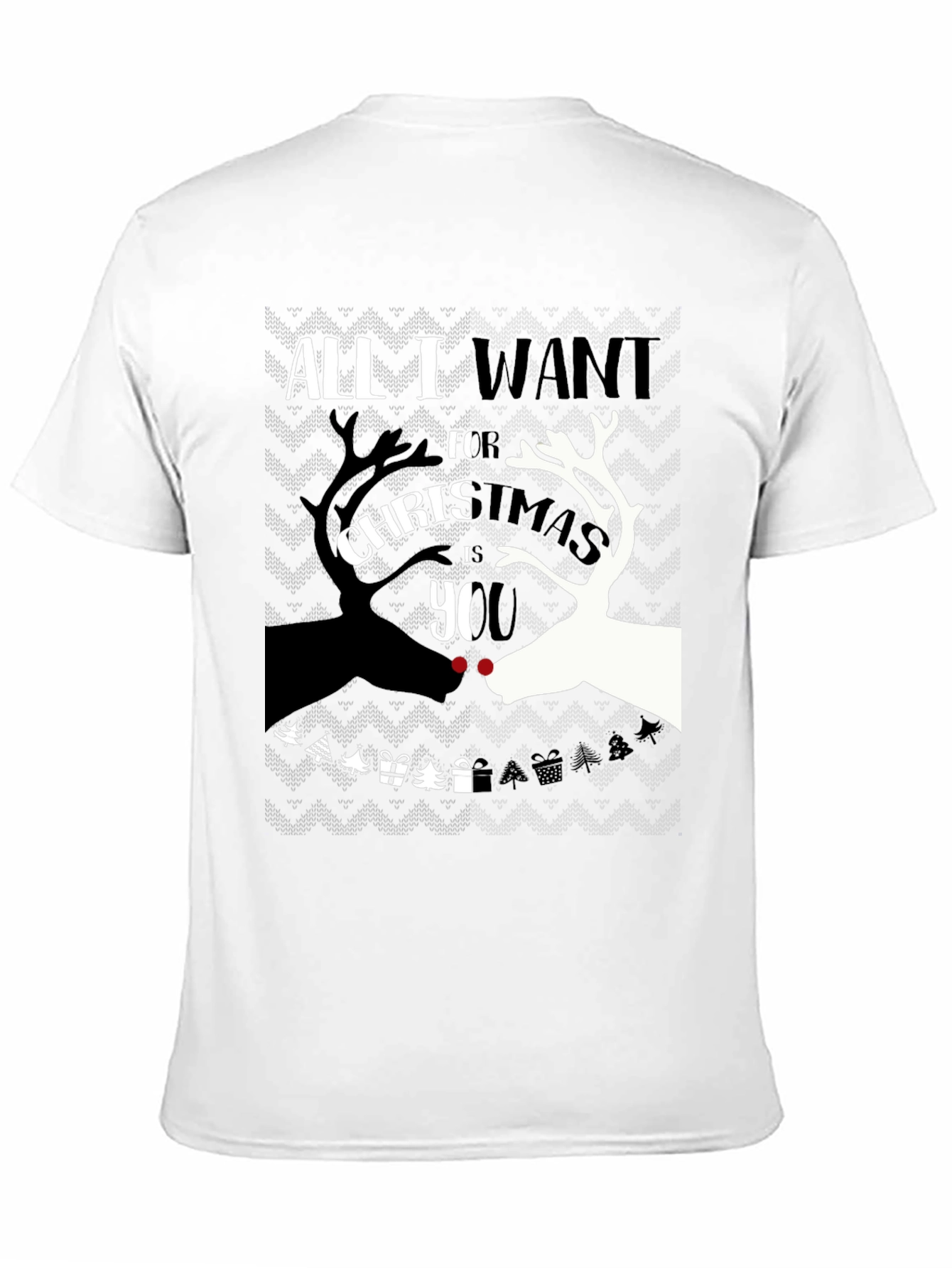 Christmas Reindeer Graphic T-Shirt