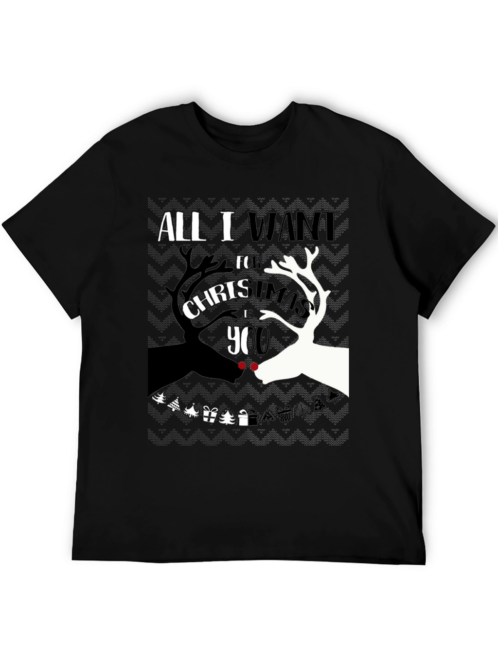 Christmas Reindeer Graphic T-Shirt