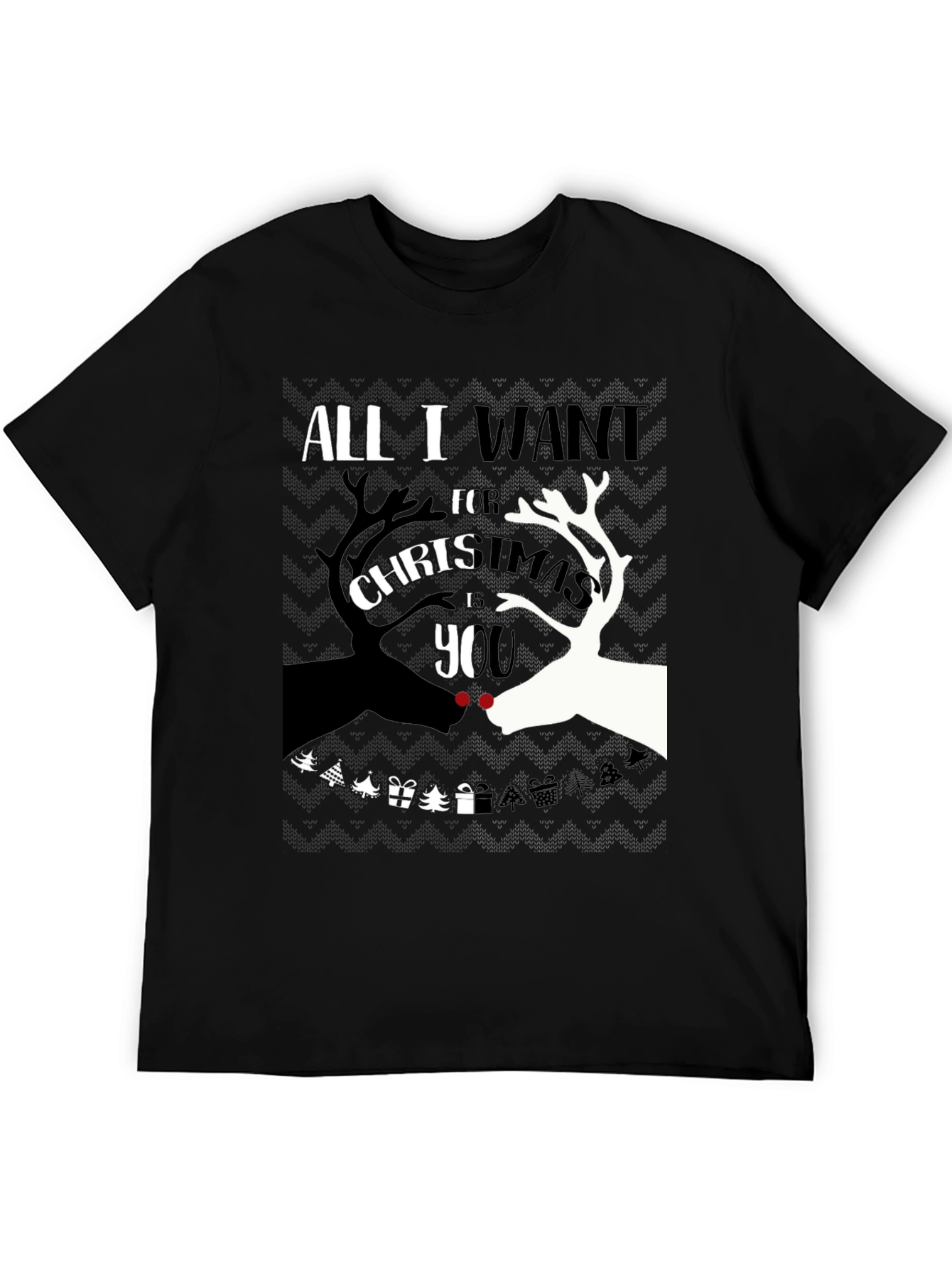 Christmas Reindeer Graphic T-Shirt