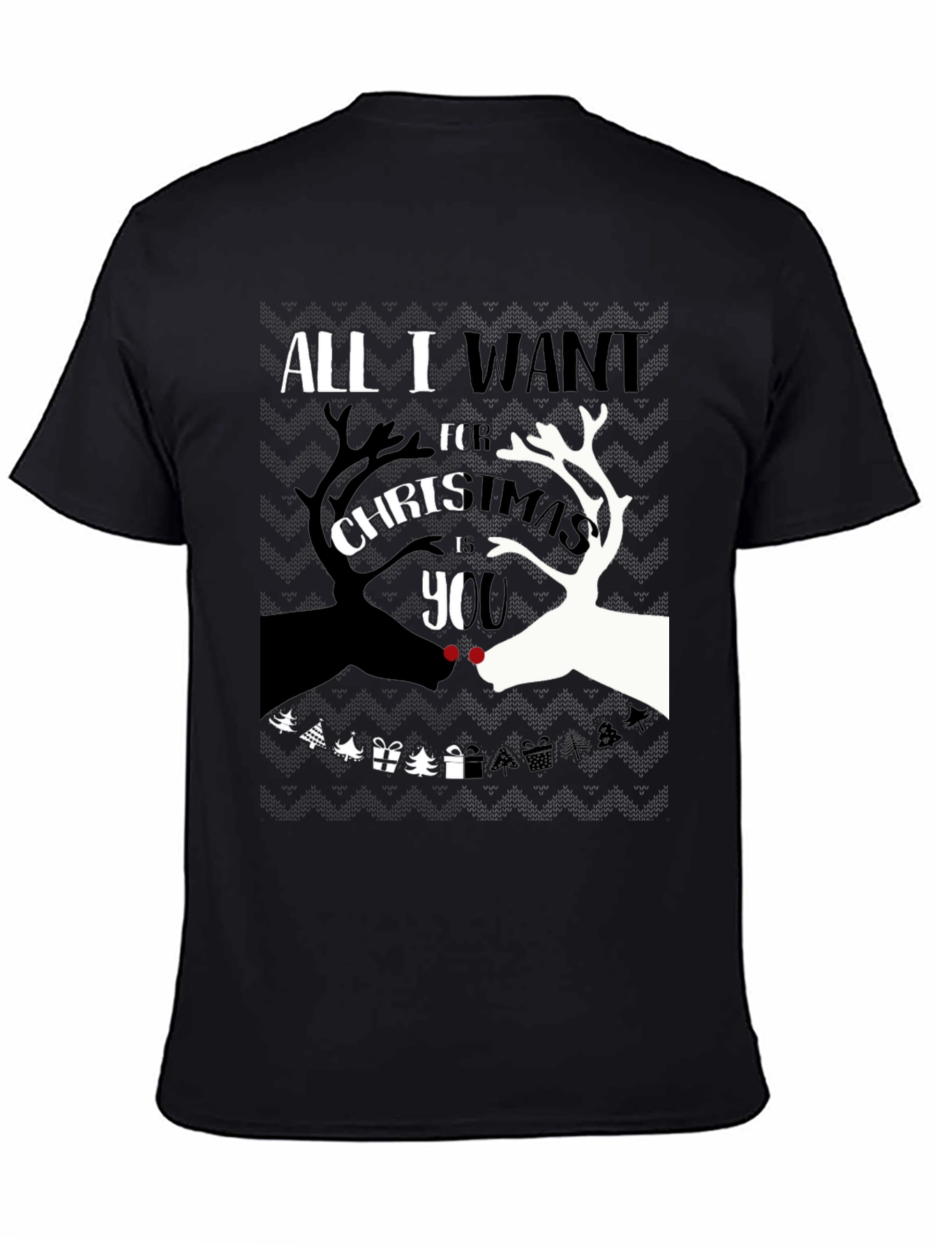 Christmas Reindeer Graphic T-Shirt