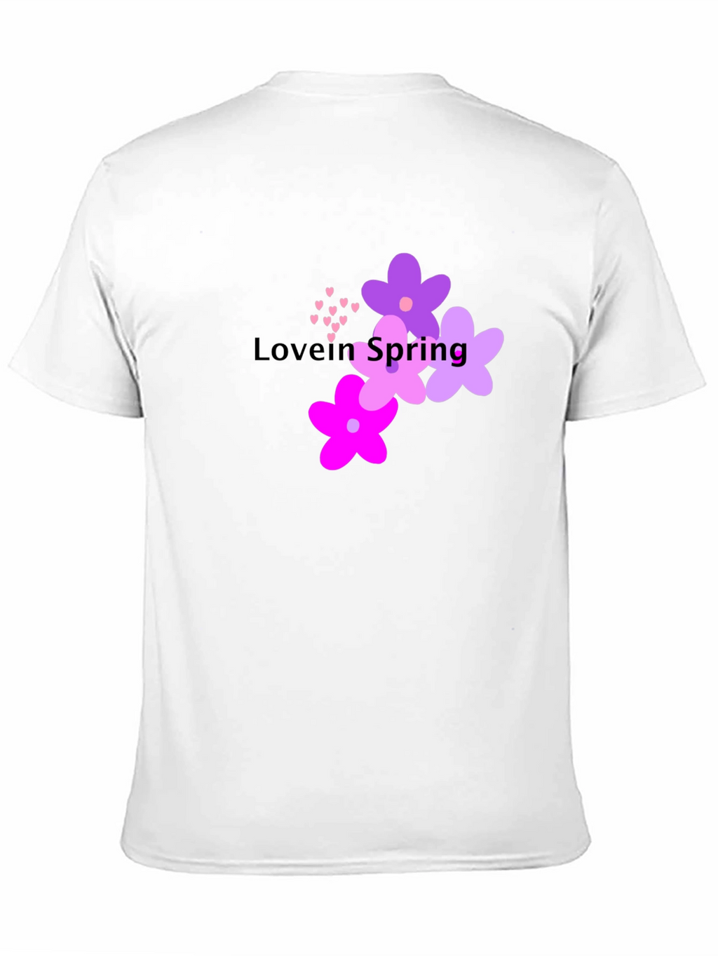 Love in Spring T-Shirt - Floral Design