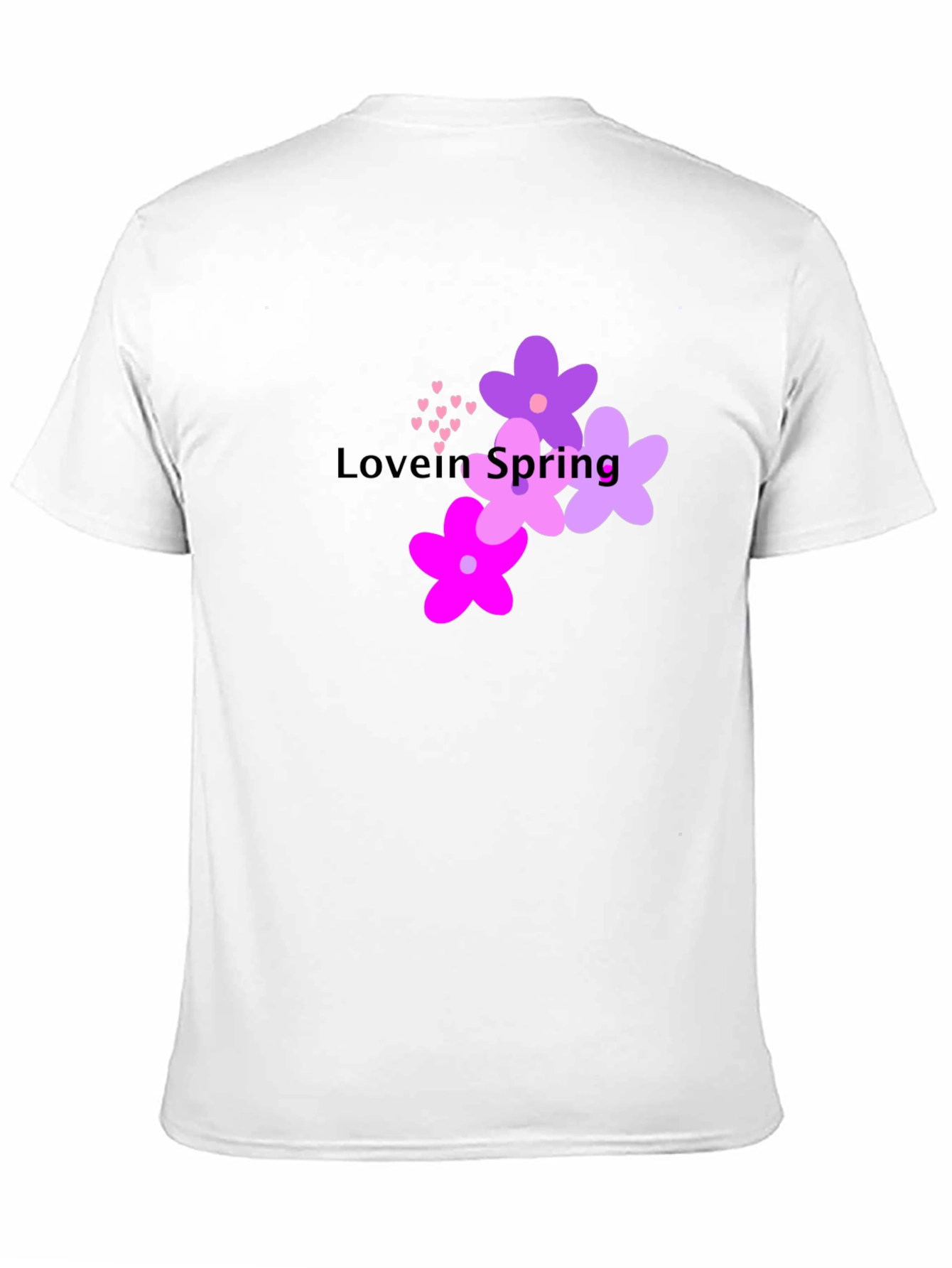 Love in Spring T-Shirt - Floral Design