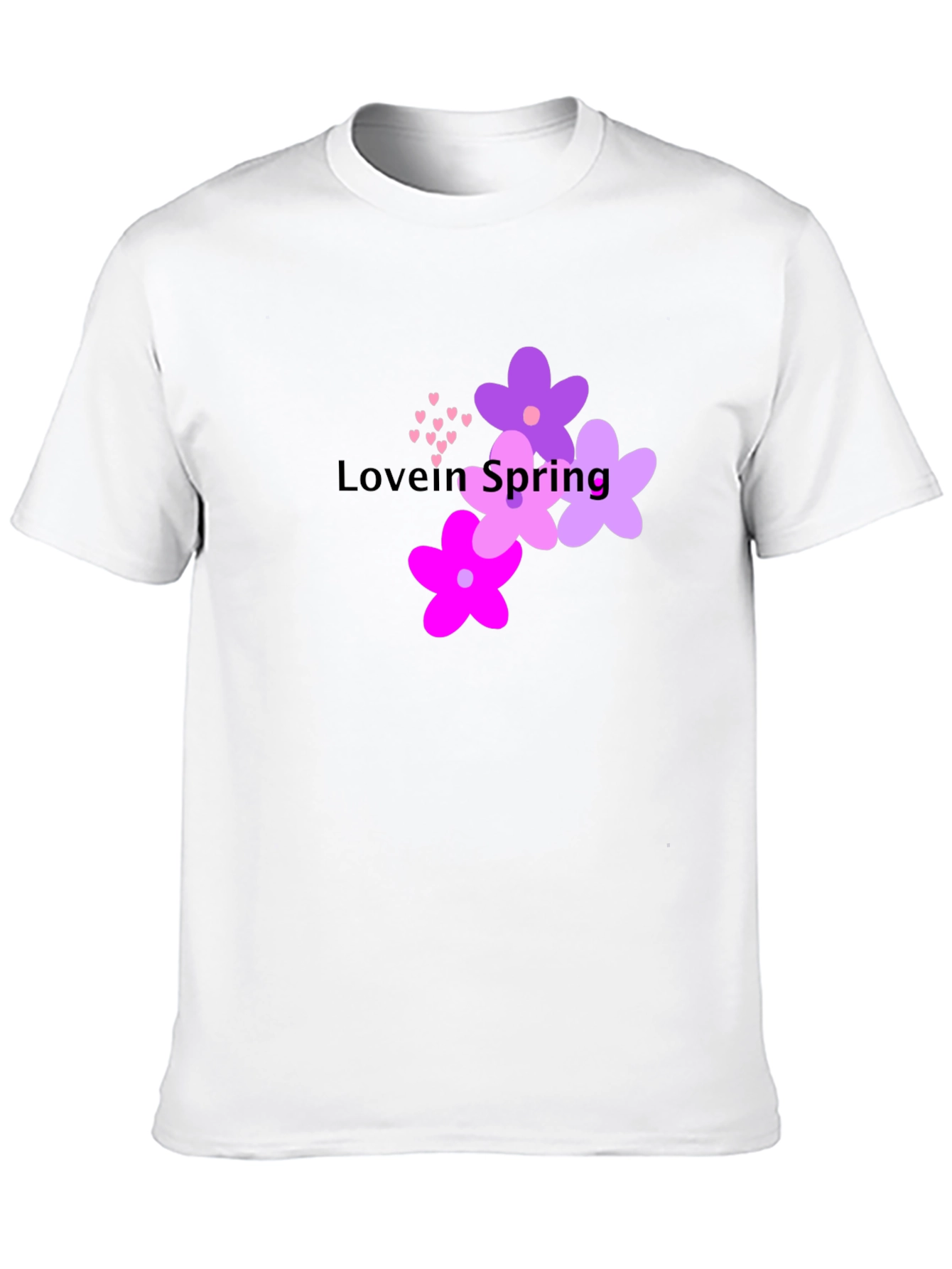 Love in Spring T-Shirt - Floral Design