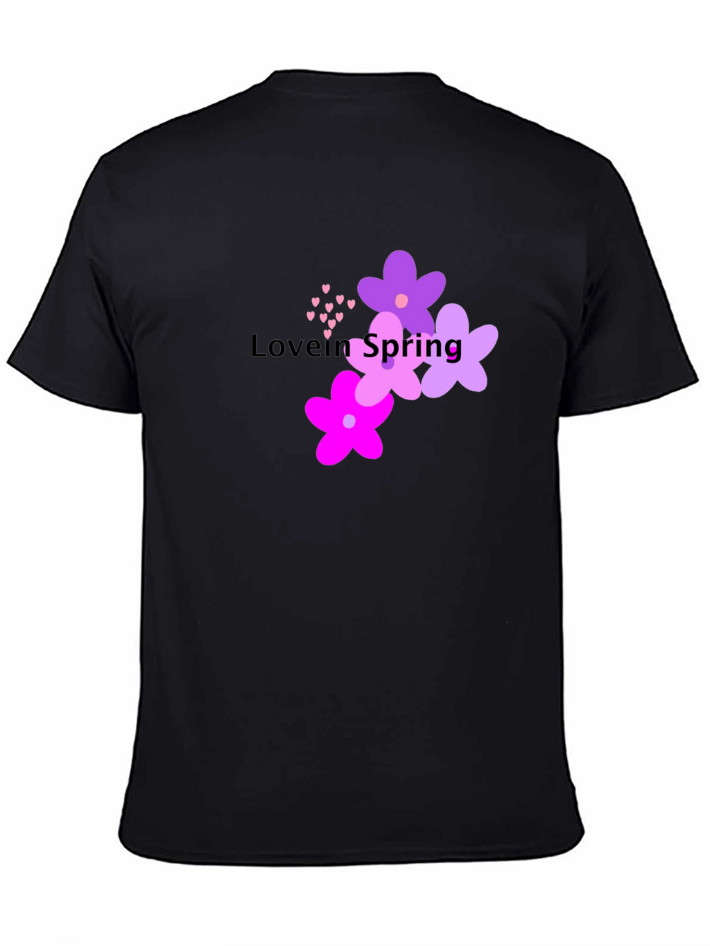Love in Spring T-Shirt - Floral Design