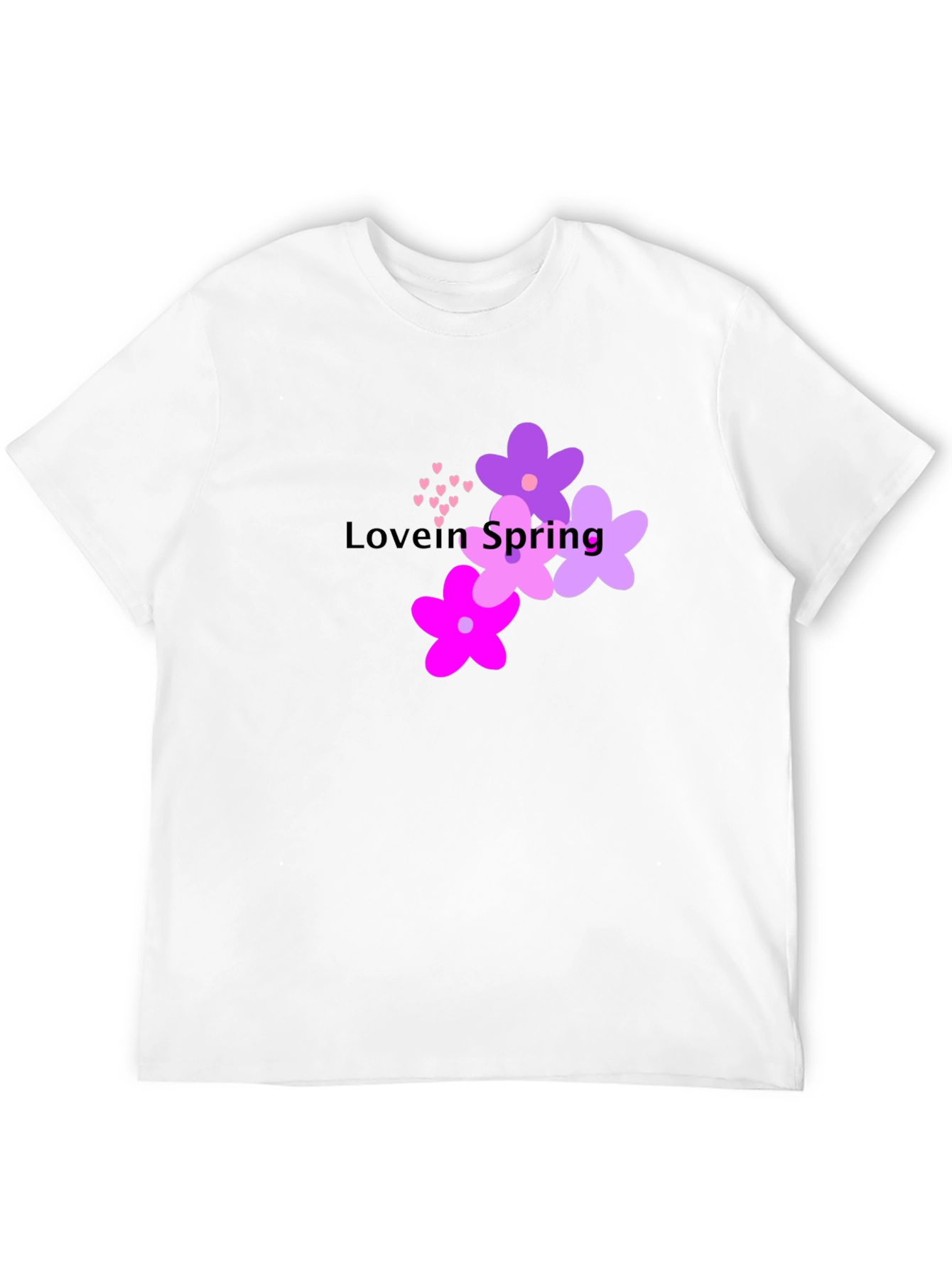 Love in Spring T-Shirt - Floral Design