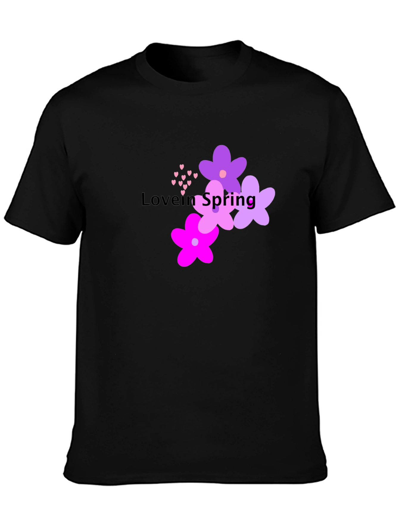 Love in Spring T-Shirt - Floral Design