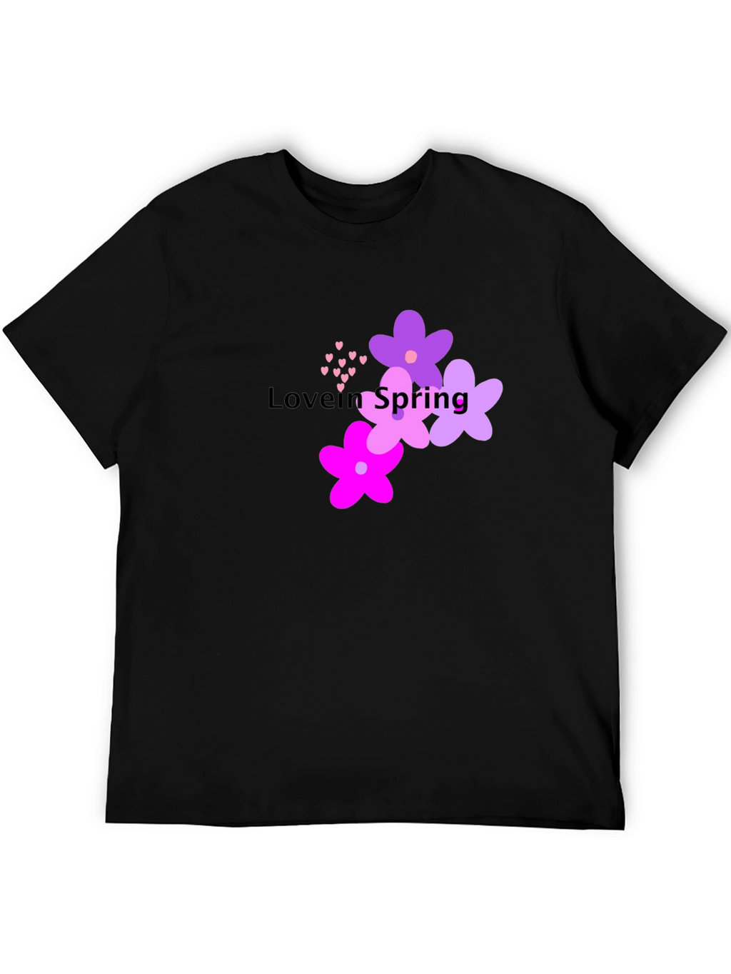 Love in Spring T-Shirt - Floral Design