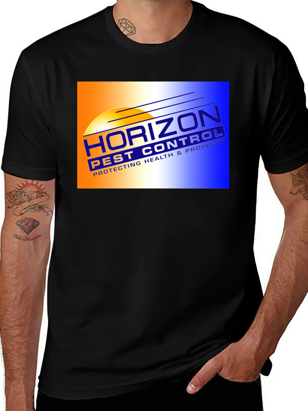 Horizon Pest Control Black T-Shirt