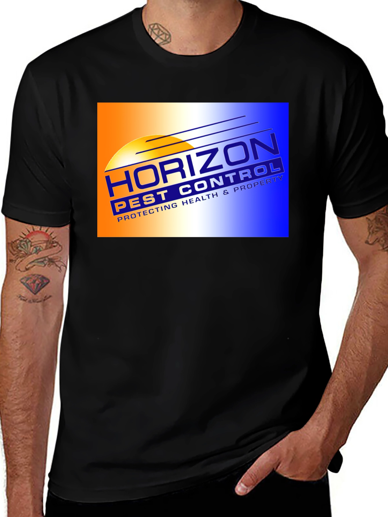 Horizon Pest Control Black T-Shirt