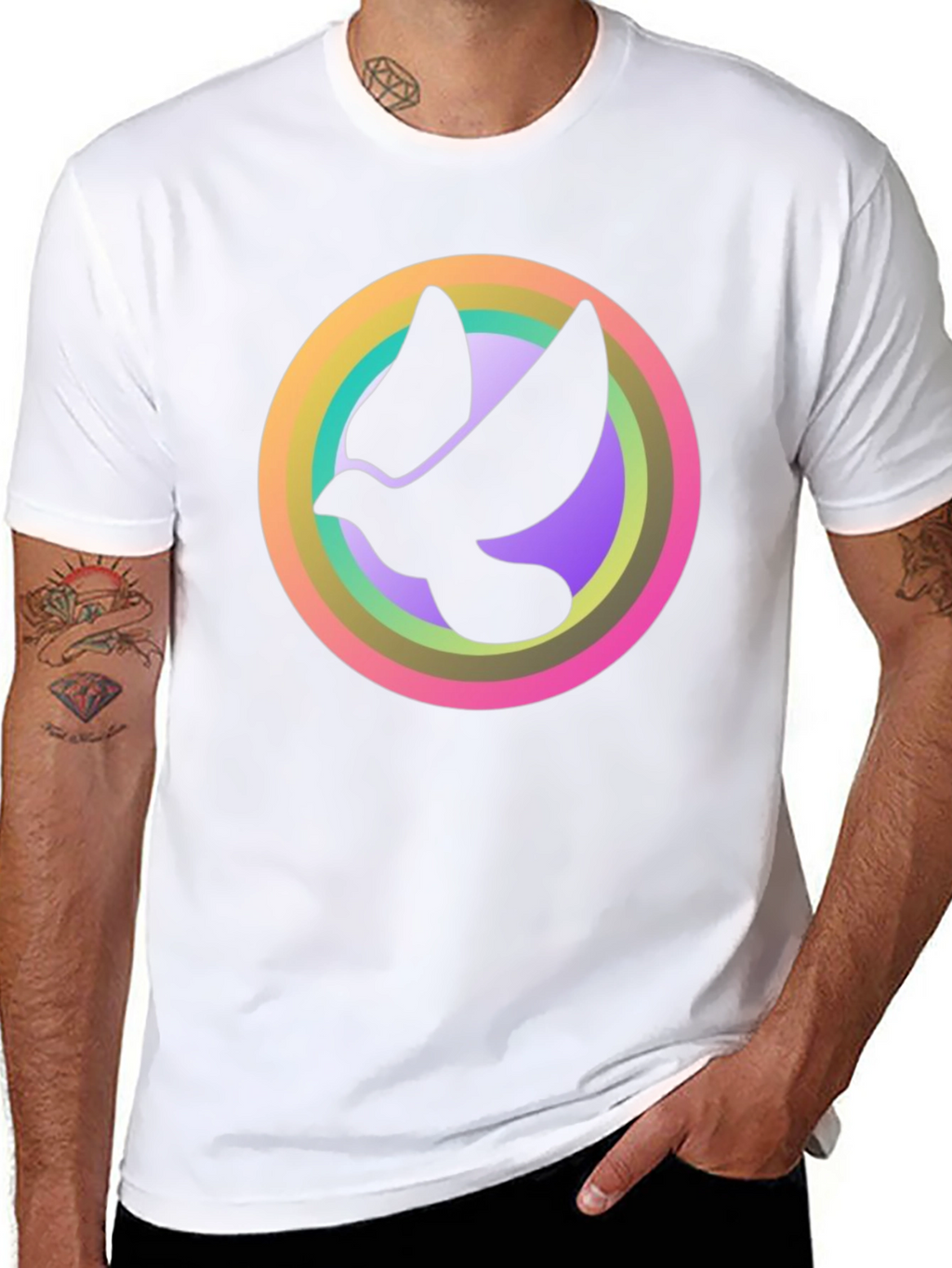 Dove Silhouette Graphic Tee