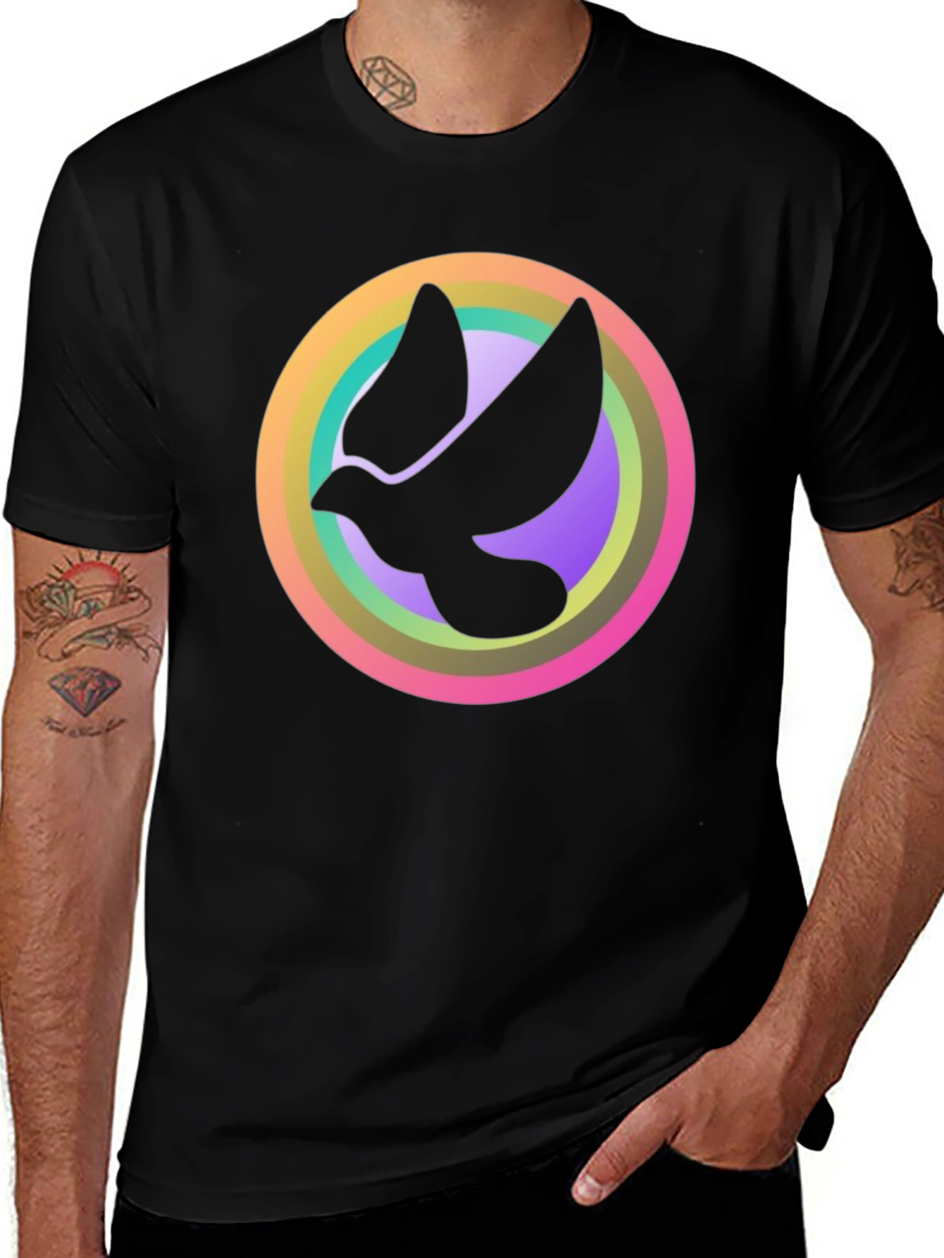 Dove Silhouette Graphic Tee