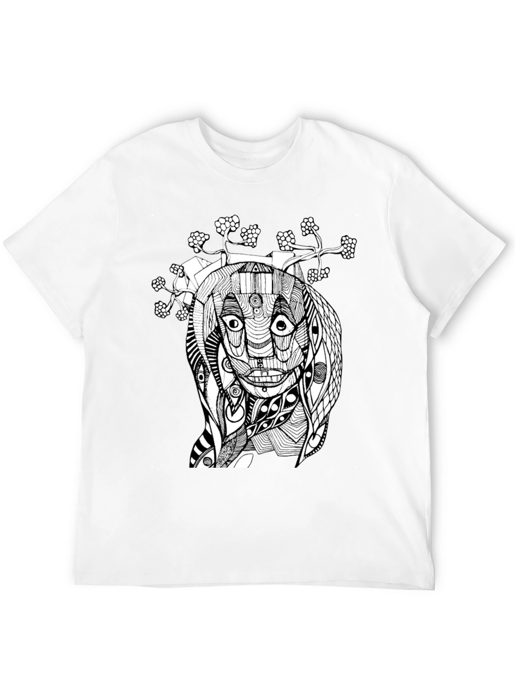 Abstract Art Black Graphic Tee