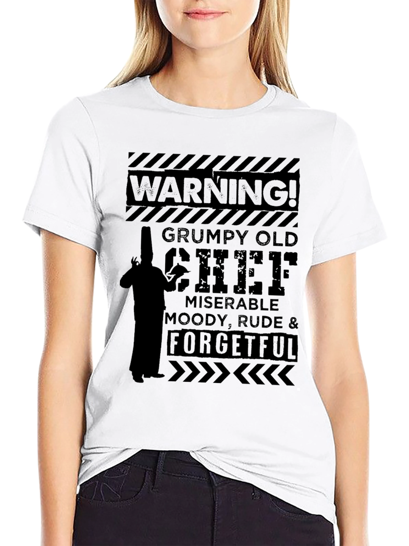 Grumpy Old Chef T-Shirt - Funny Kitchen Apparel