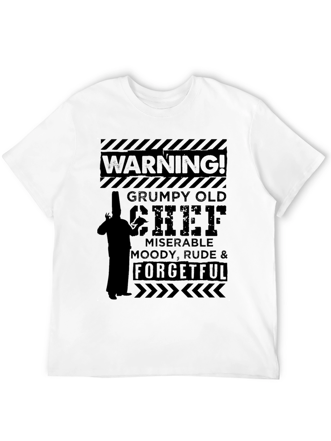 Grumpy Old Chef T-Shirt - Funny Kitchen Apparel