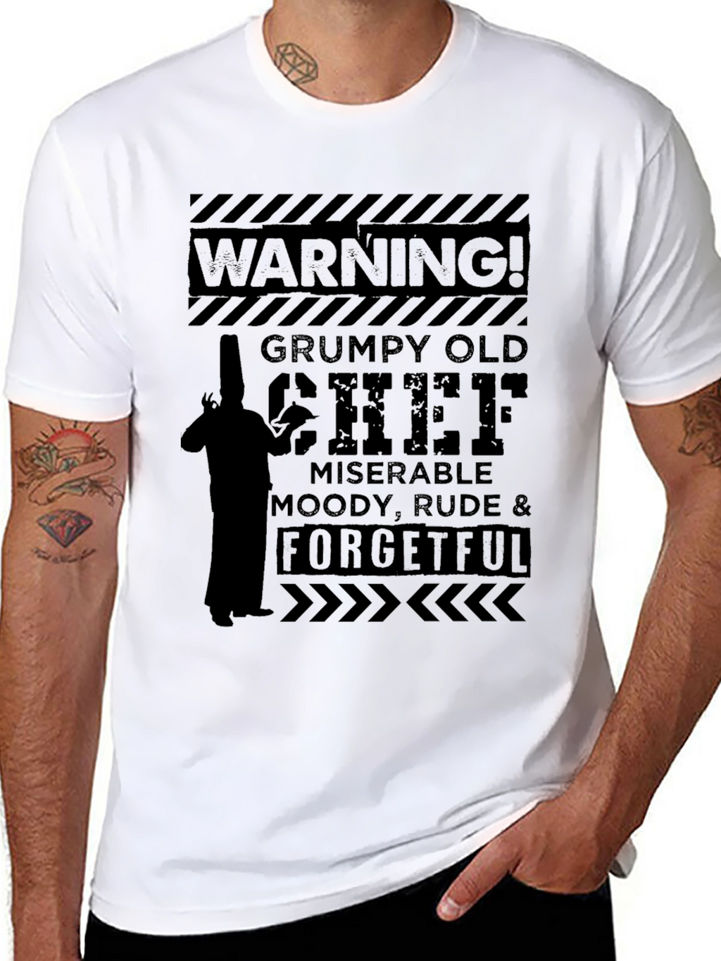 Grumpy Old Chef T-Shirt - Funny Kitchen Apparel