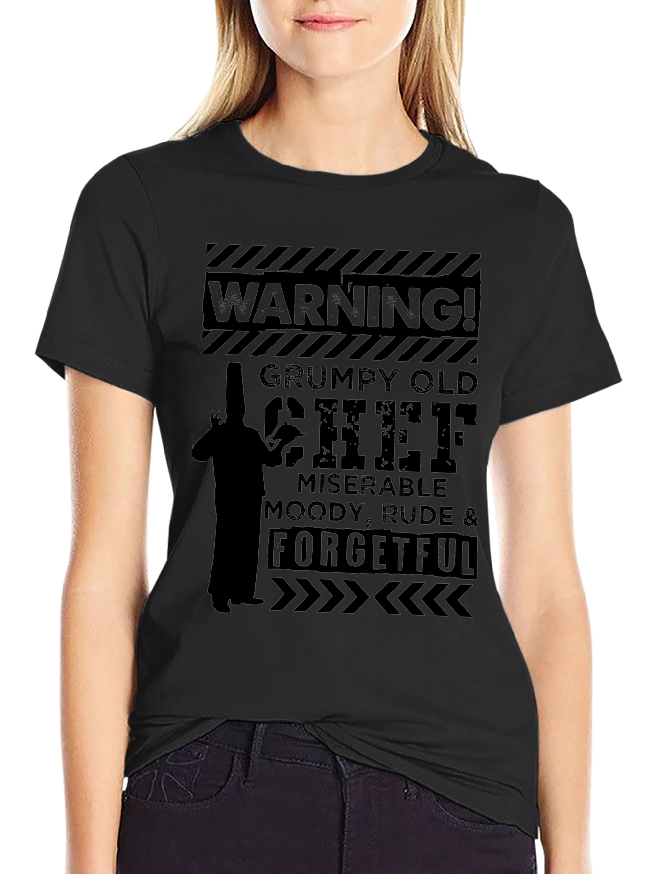 Grumpy Old Chef T-Shirt - Funny Kitchen Apparel