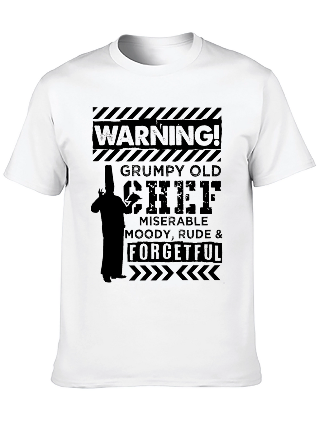 Grumpy Old Chef T-Shirt - Funny Kitchen Apparel