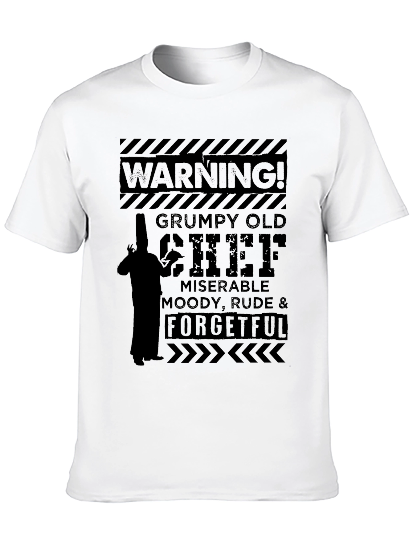 Grumpy Old Chef T-Shirt - Funny Kitchen Apparel