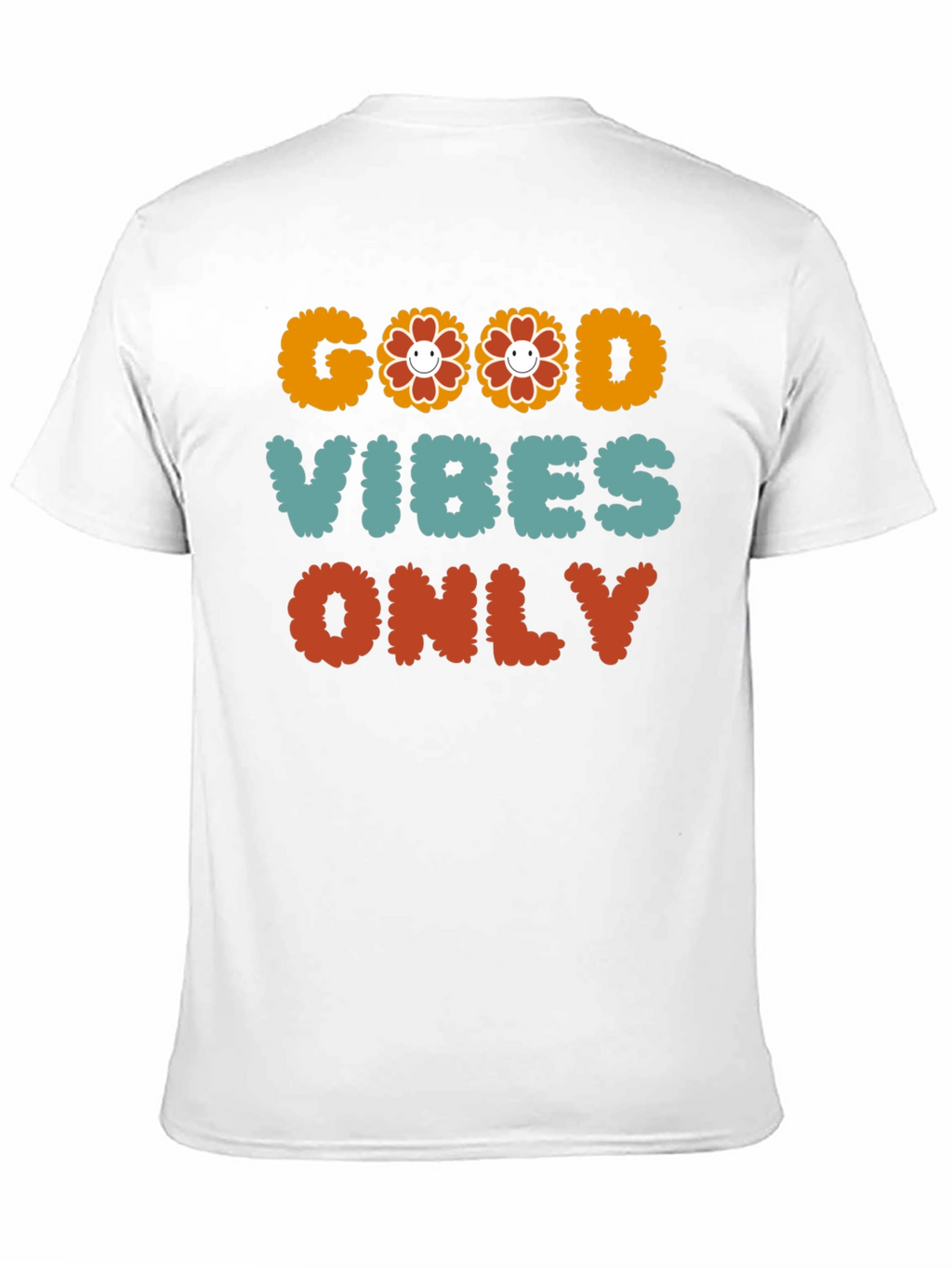 Good Vibes Only Graphic Tee - Positive Message T-Shirt