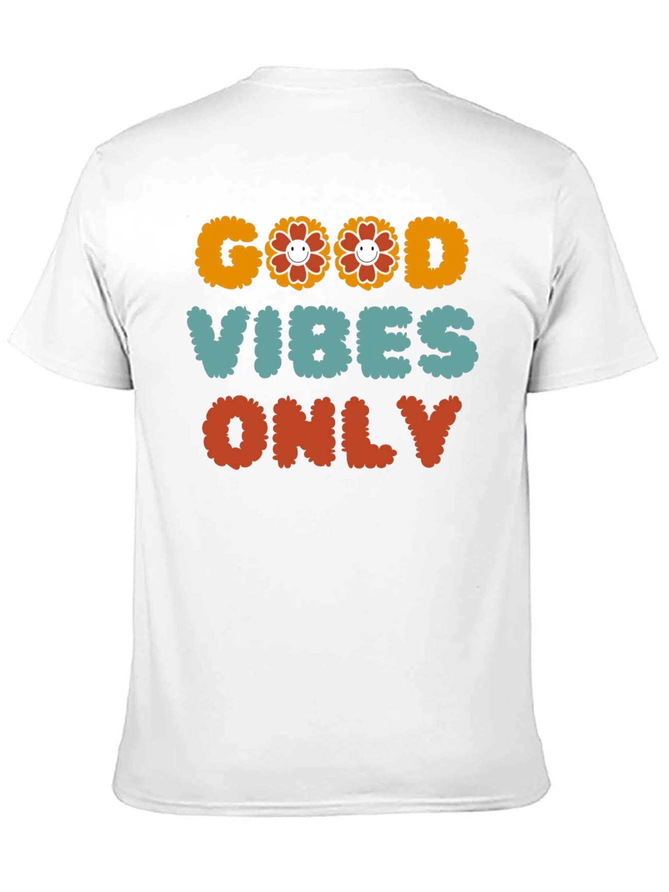 Good Vibes Only Graphic Tee - Positive Message T-Shirt
