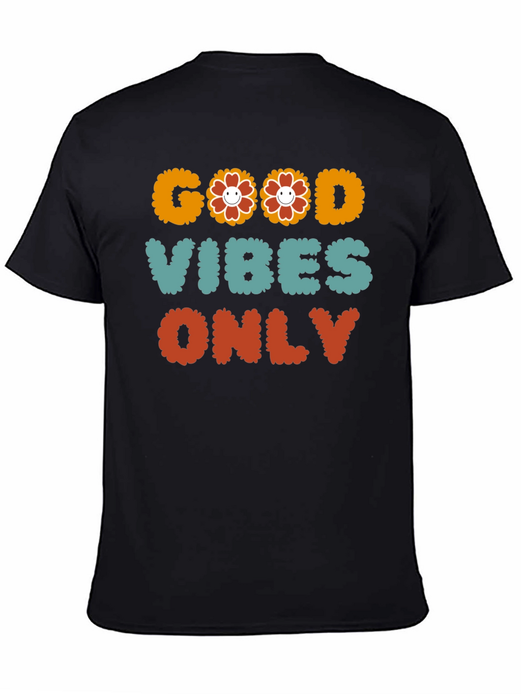 Good Vibes Only Graphic Tee - Positive Message T-Shirt
