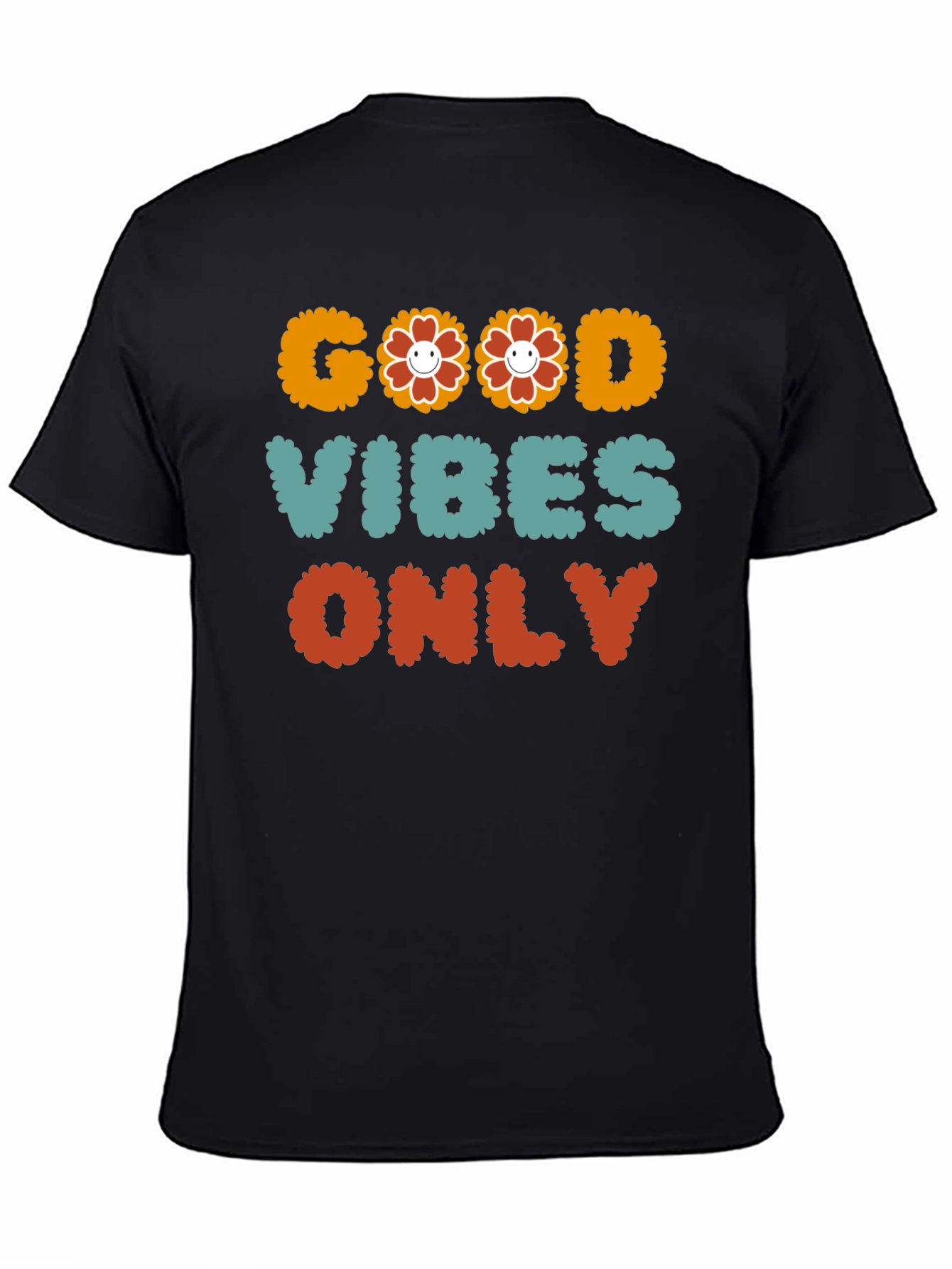 Good Vibes Only Graphic Tee - Positive Message T-Shirt