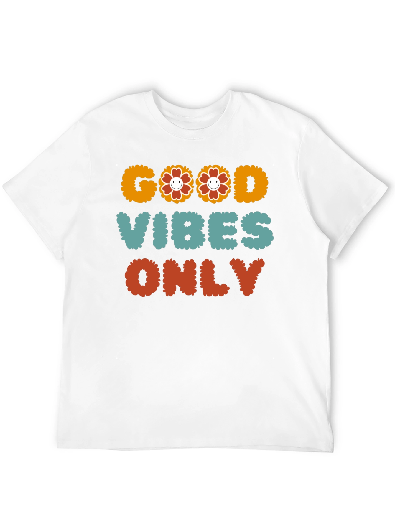 Good Vibes Only Graphic Tee - Positive Message T-Shirt