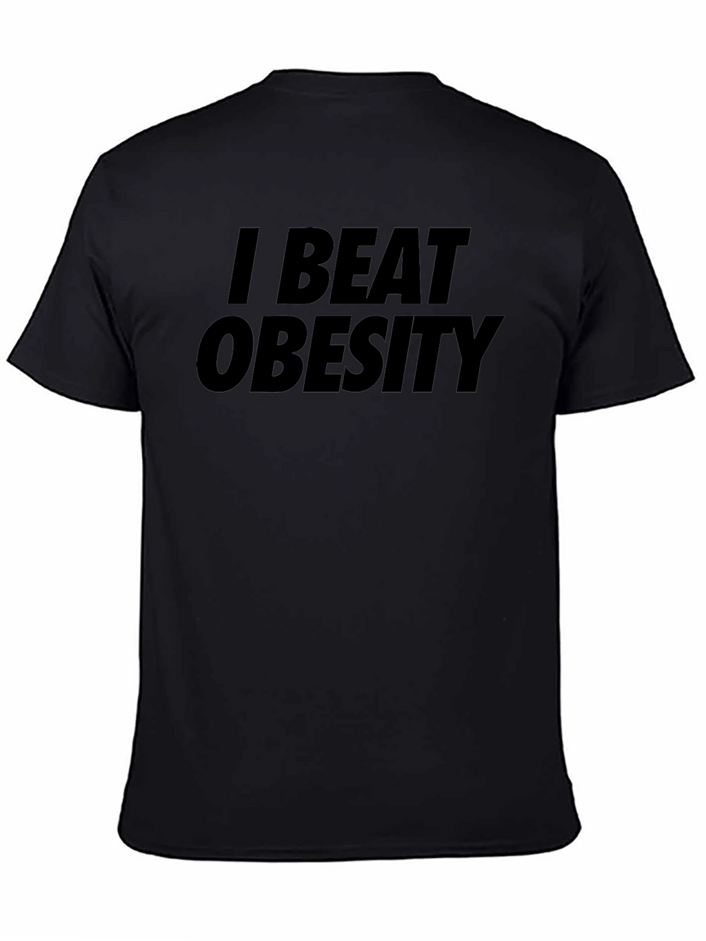 I Beat Obesity Graphic T-Shirt