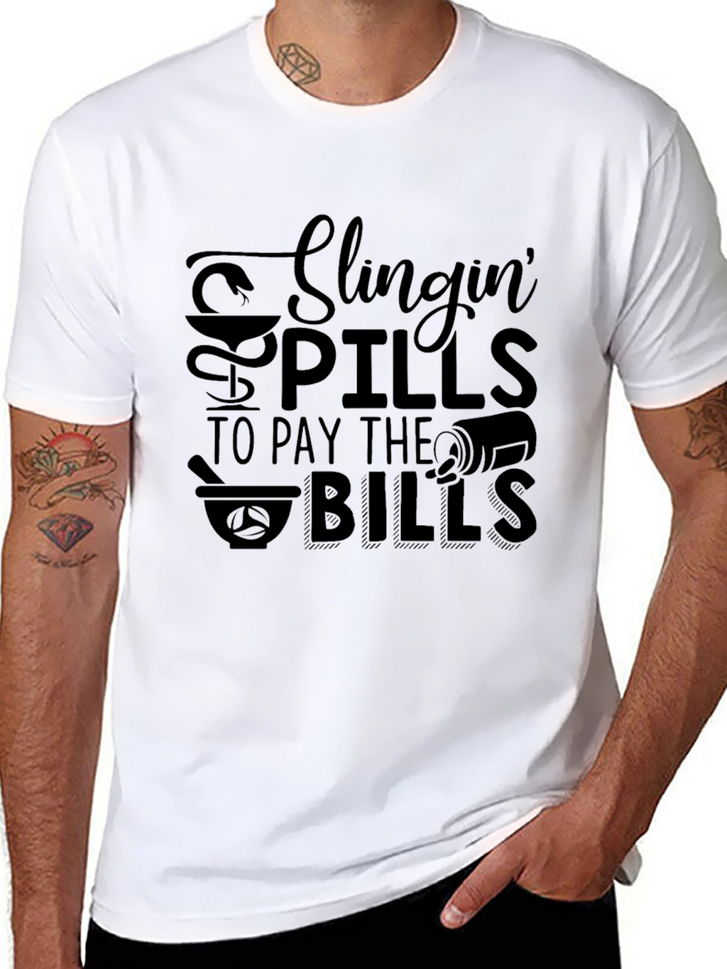 Slingin Pills T-Shirt - Pharmacist Apparel