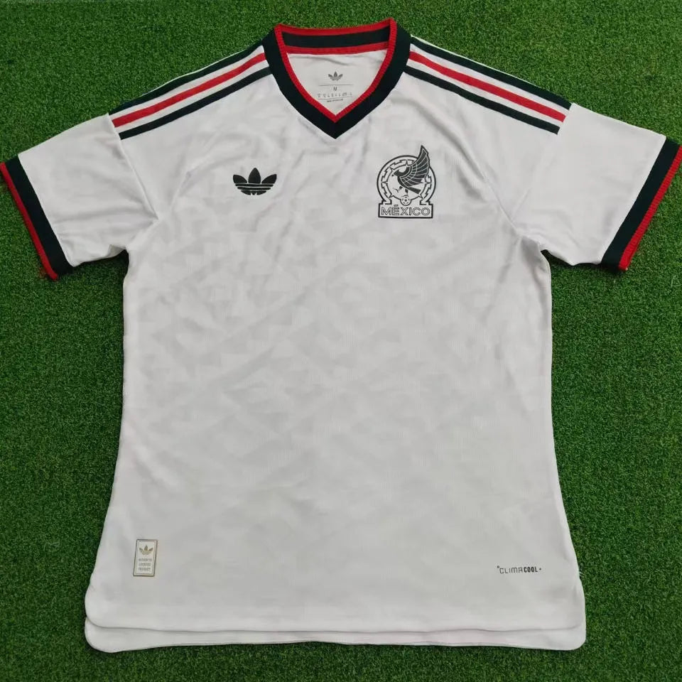 2026/27 Mexico Away White Player Version Soccer Jersey Detail 1