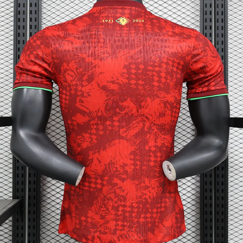 2025 Portugal Special Edition Red Player Version Soccer Jersey Back