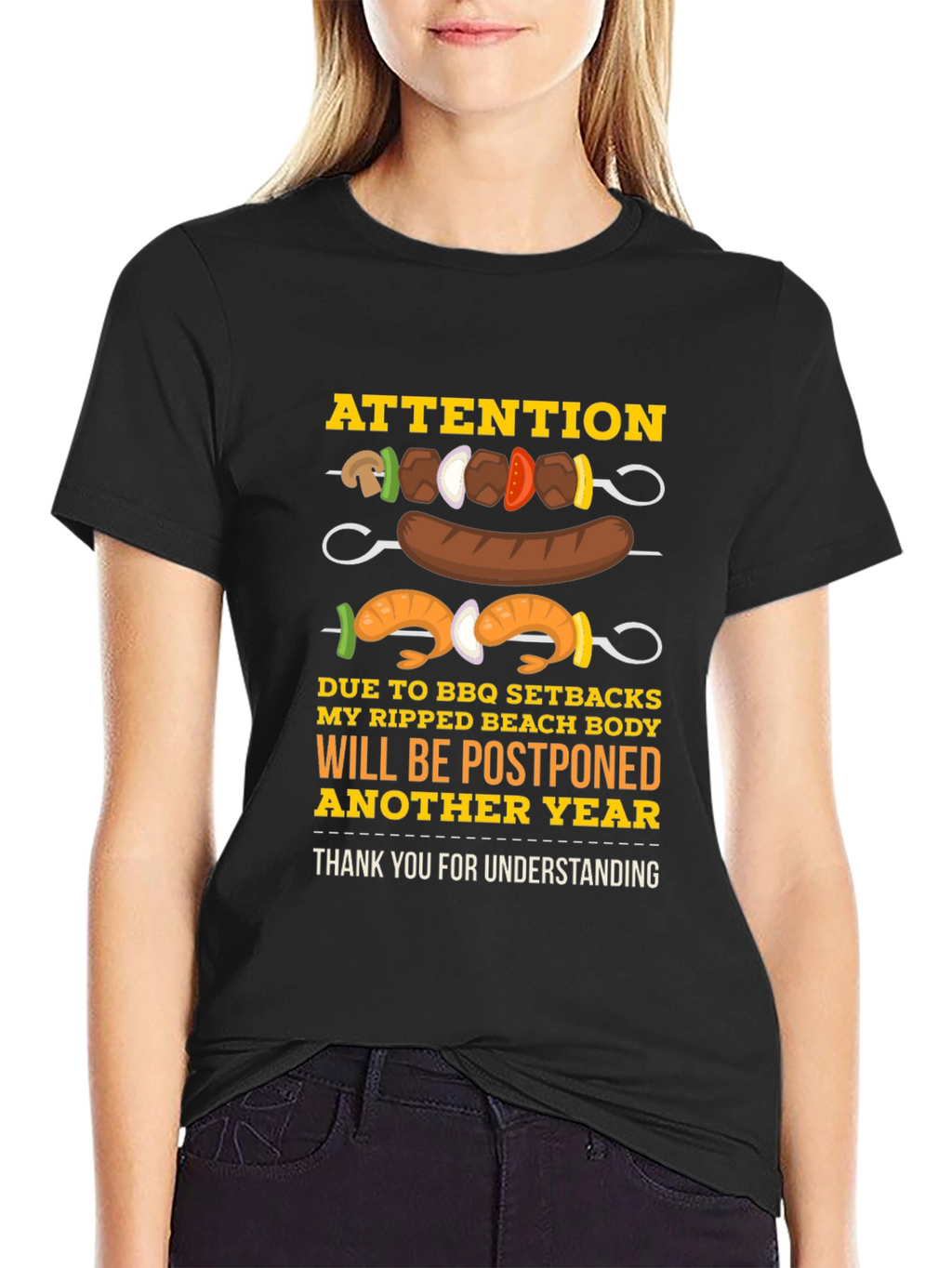 BBQ Setbacks Postponed Beach Body T-Shirt