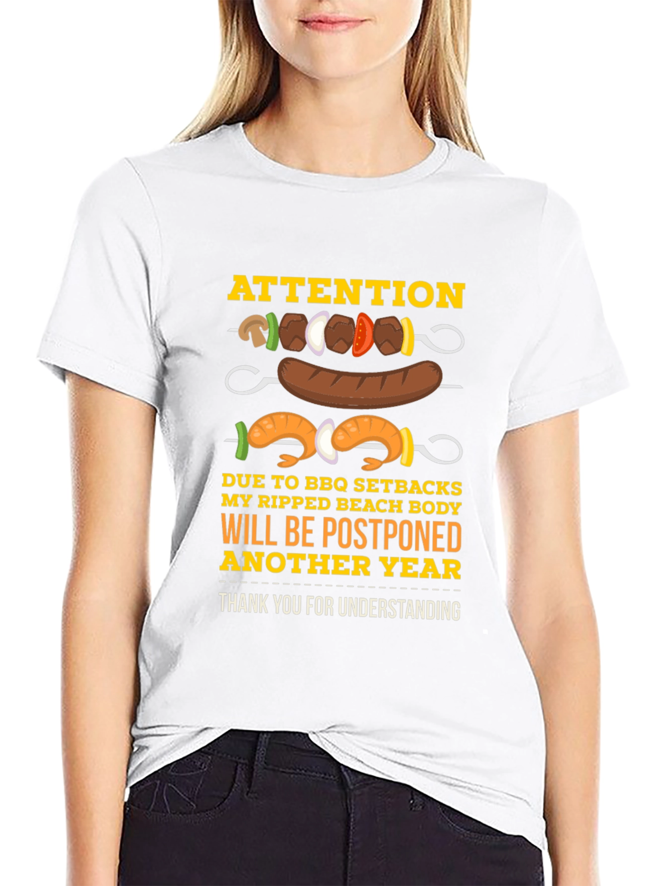 BBQ Setbacks Postponed Beach Body T-Shirt