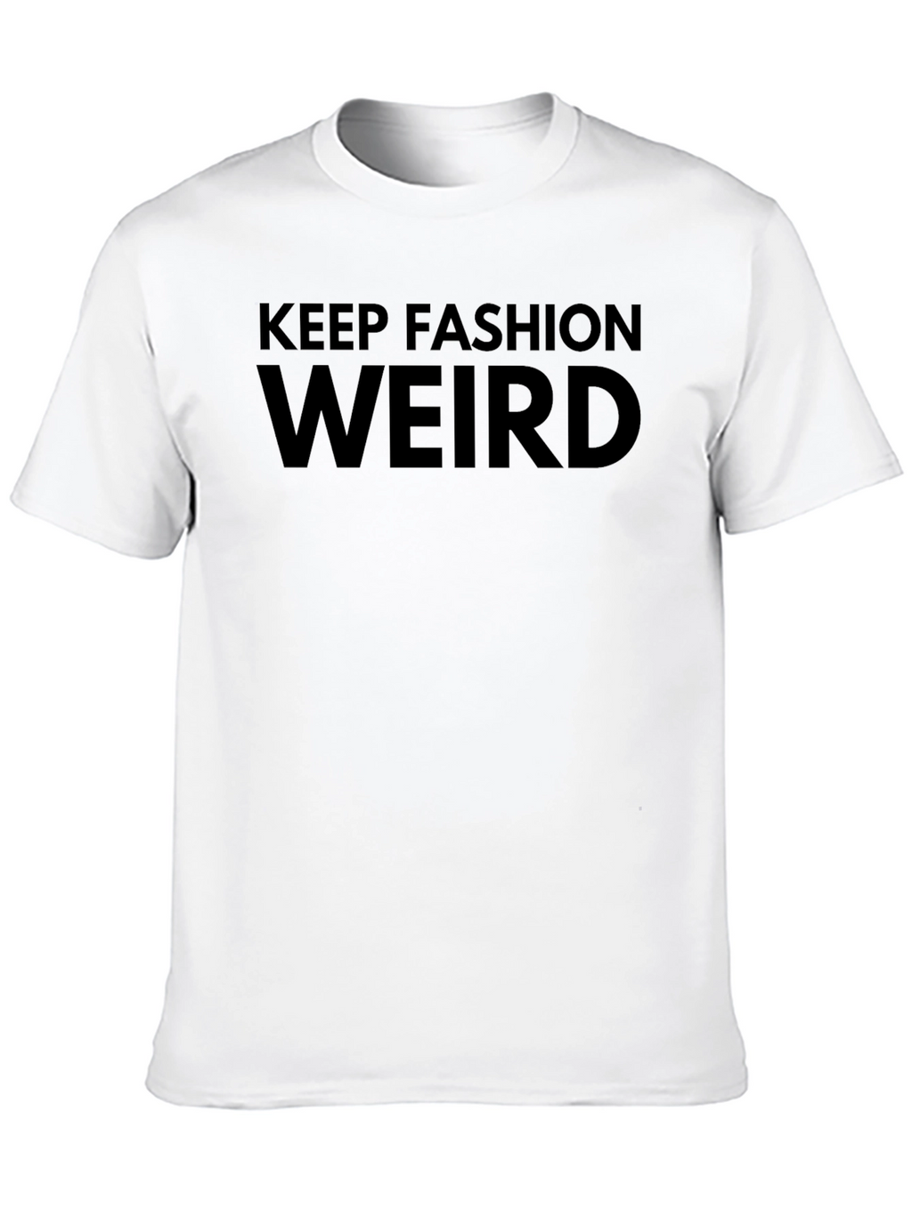 Keep Fashion Weird Black Graphic Tee