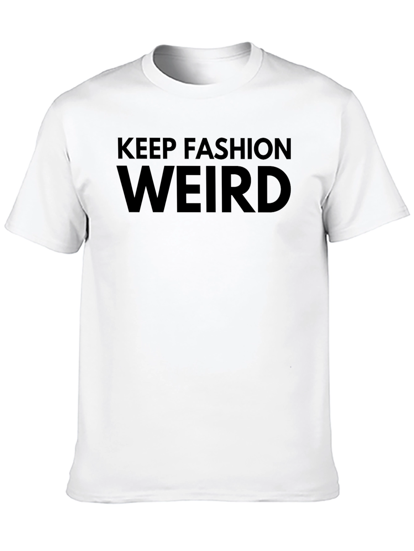 Keep Fashion Weird Black Graphic Tee