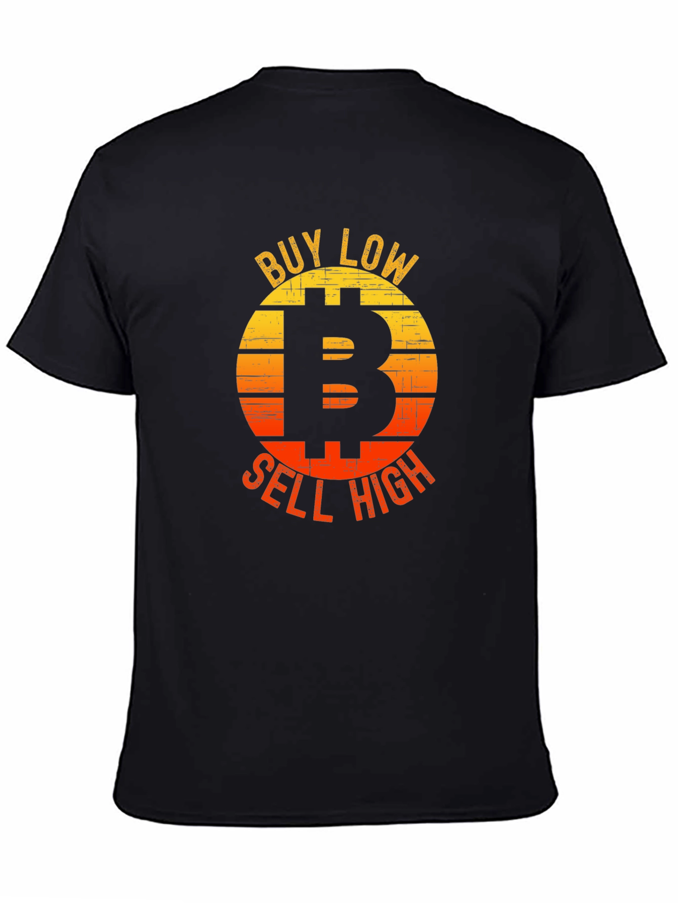 Bitcoin Buy Low Sell High Graphic T-Shirt