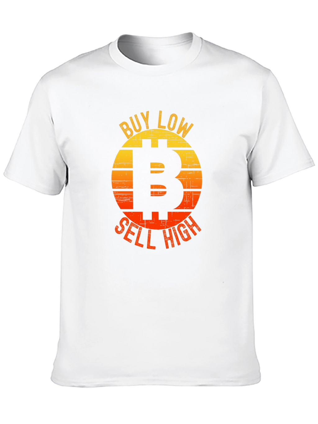 Bitcoin Buy Low Sell High Graphic T-Shirt