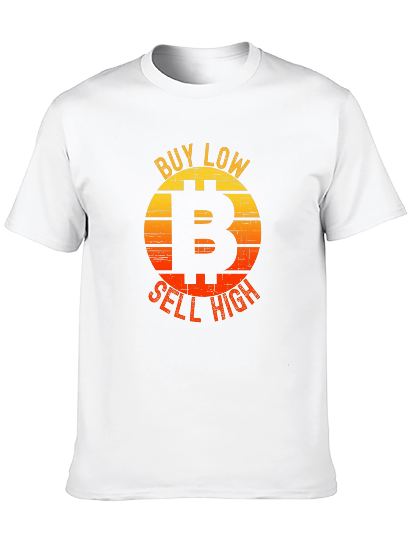 Bitcoin Buy Low Sell High Graphic T-Shirt