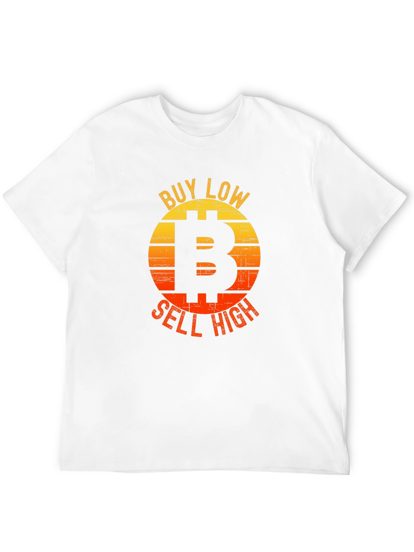 Bitcoin Buy Low Sell High Graphic T-Shirt